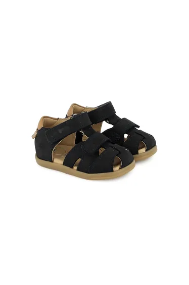 Kids Pika Leather Sandals with Touch 'n' Close Fastening