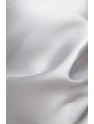 Off Shoulder Back Satin Bow Scuba Mini Dress - White by Goddiva - 5