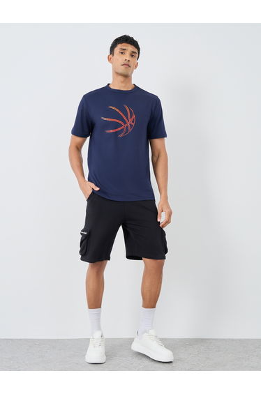 Graphic Print Round Neck Regular Fit T-Shirt