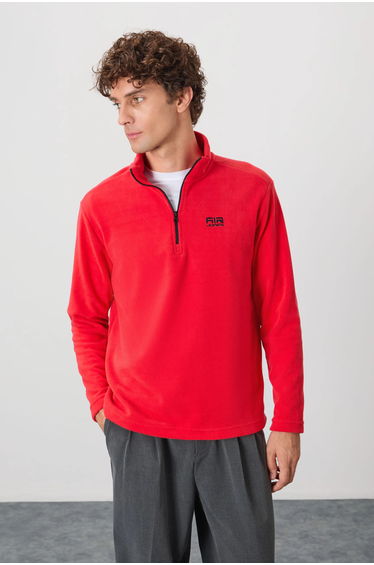 TOMMY Men's Plush Half-Zip Sweatshirt