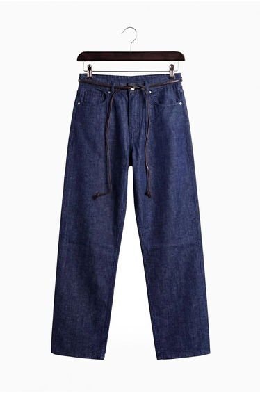 GIESTO Men's Mid-Waist Straight-Leg Denim Jeans