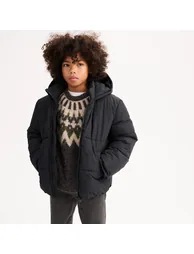 Hooded Padded Jacket - 1