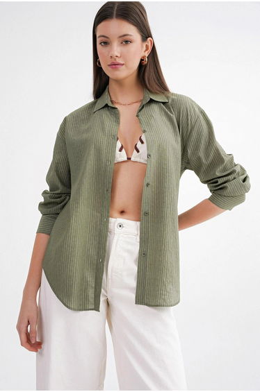 Mixray Relaxed Fit Poplin Shirt