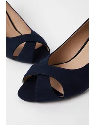 Good For The Sole: Wide Fit Honey Peep Toe Heeled Sandals - 3