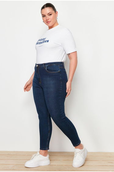 Plus Size Jeans - Navy blue - Skinny