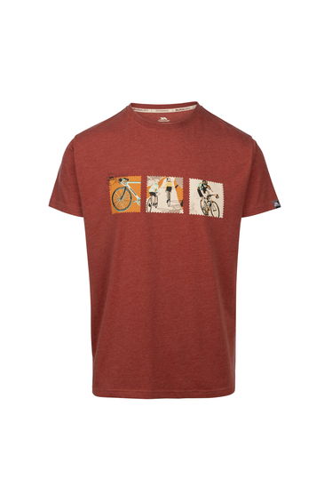 Trespass Mens Kooten T-Shirt - Burnt Sienna Marl