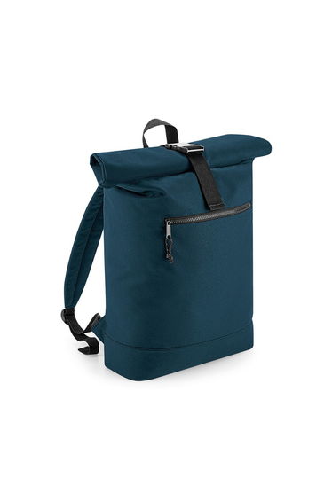 BagBase Unisex Recycled Roll-Top Backpack
