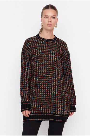 Black Knitwear Sweater