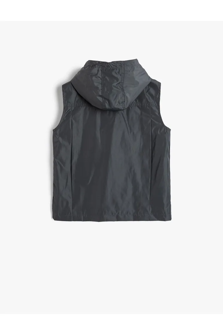 Boys' Anthracite Vest - 1