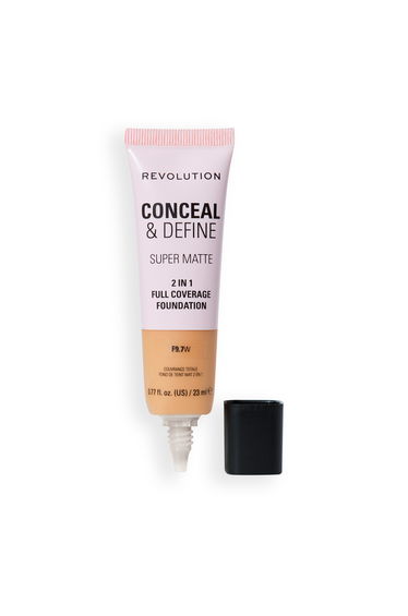 Revolution Conceal and Define Full Cover Tube Foundation F9.7W