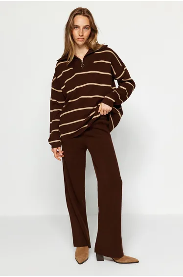 Two-Piece Set - Brown - Oversize