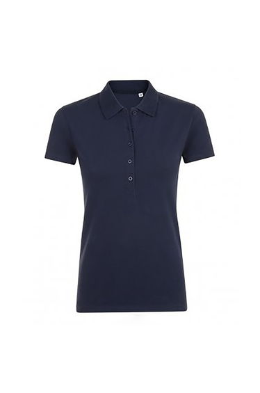 SOLS Womens/Ladies Phoenix Short Sleeve Pique Polo Shirt - French Navy