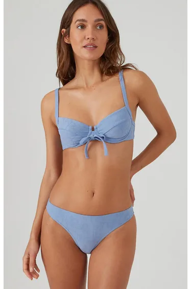 Textured Bikini Bottoms