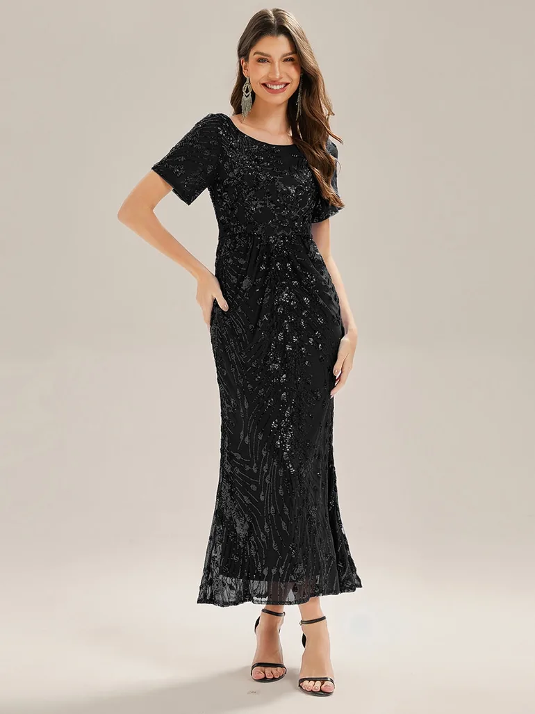 pretty HAYLEN|Plus Size Sequin Mermaid Formal Dress