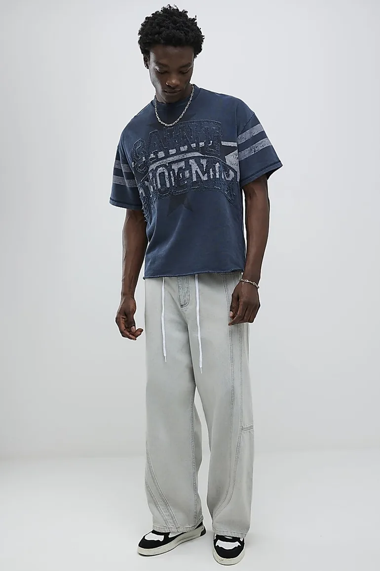 Black Oversized Fit Saint Valley T-Shirt