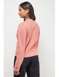 Pearl Detail Cardigan - 2