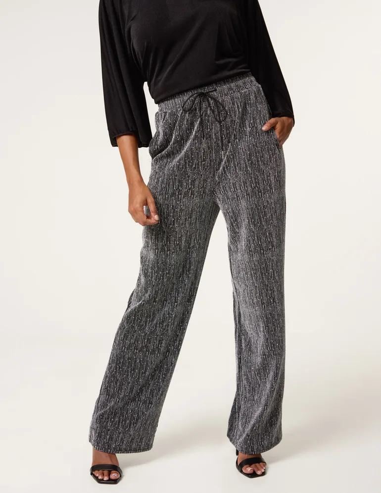 Rhinestone Detailed Trousers - 3