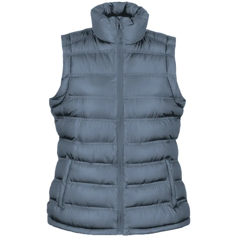 Result Ladies/Womens Ice Bird Padded Bodywarmer / Gilet Jacket - Frost Grey