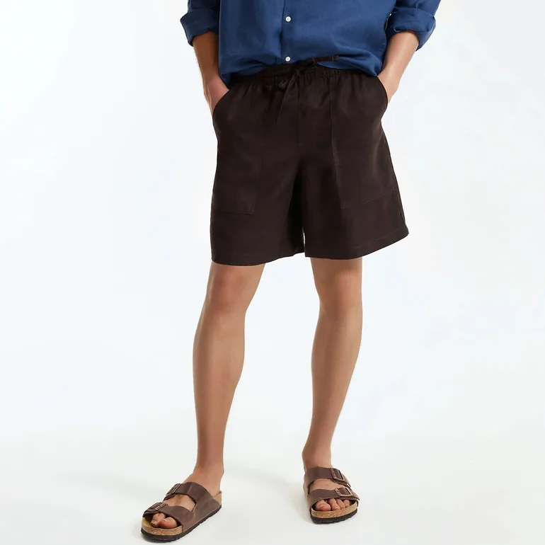 Linen Bermuda Shorts - 1