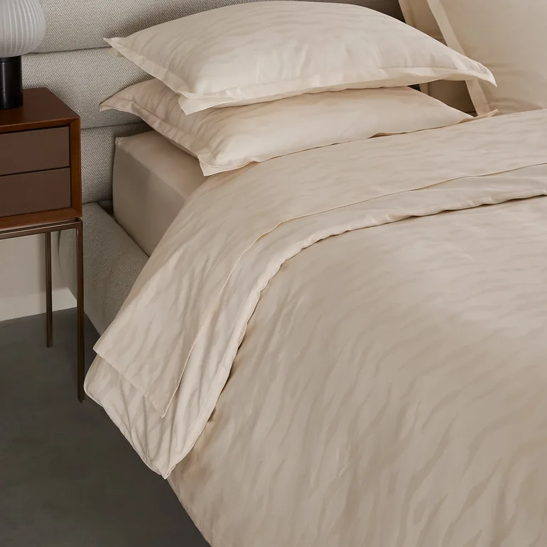 Giacomo Duvet Cover in Washed Cotton Satin - 2