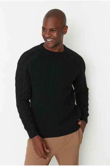 Sweater - Black - Regular fit product thumbnail 3