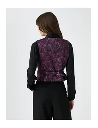 Rachel Araz X Cotton - Jacquard Blazer Vest - 3