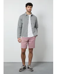 Pink Classic Chino Shorts