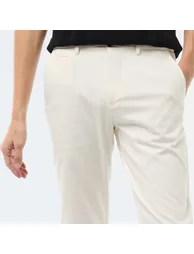 Twill Chino Trousers WHITE - 4
