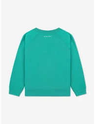 Sporty & Rich Kids Be Nice Crewneck Sweatshirt in Green - 1