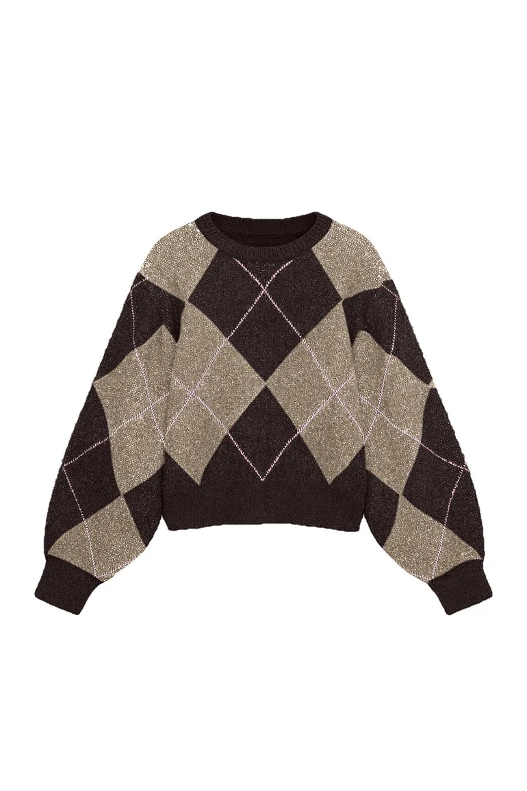 Jacquard Long Sleeve Jumper