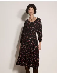 Floral Midi Dress - 4