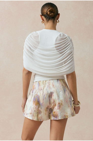 Abstract Print Wide Leg Shorts product thumbnail 3