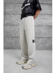 NOMARC Striped Wide-Leg Drawstring Joggers