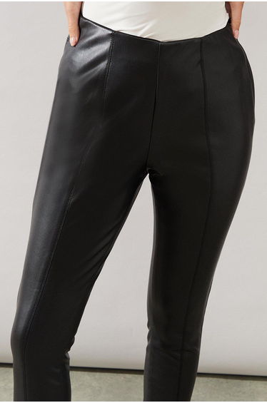 Petite Faux Leather Leggings product thumbnail 4