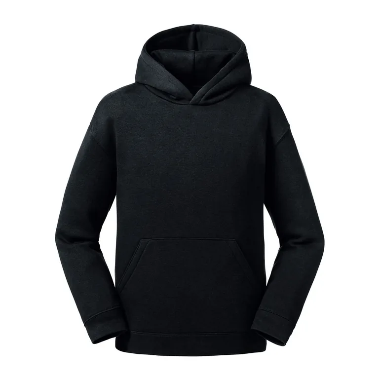 Russell Childrens/Kids Authentic Hooded Sweatshirt - Black
