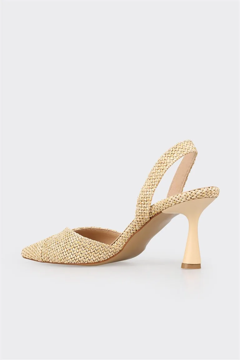 Natural Women's Heeled Shoes - 2