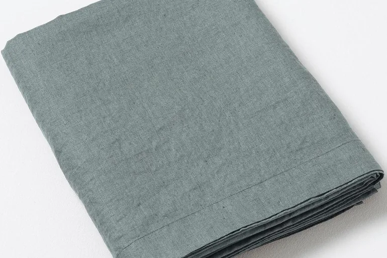 Elina Washed Linen Flat Sheet