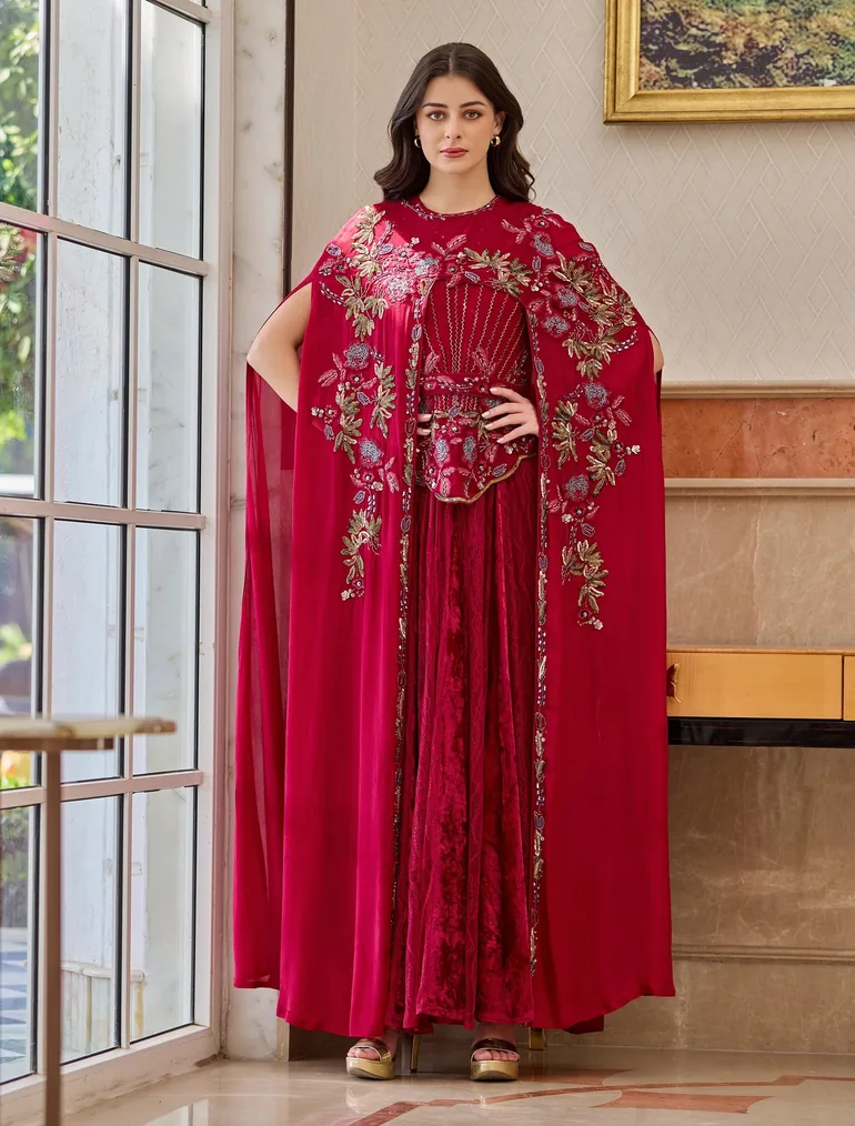 Royal Red Embroidery - 2
