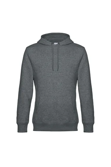 B&C Mens King Hoodie - Mid Grey Heather