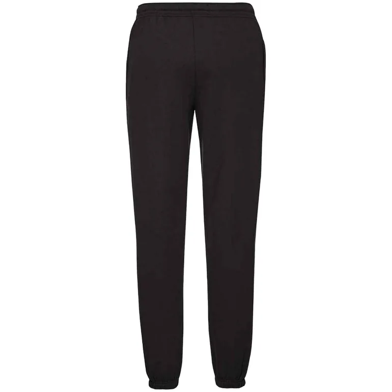 Fruit Of Loom Mens Classic 80/20 Elasticated Sweatpants - Black - 1