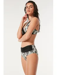 High Waist Shapewear Bikini Set - 1