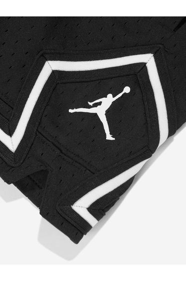 Boys MJ Dr-Fit Sport Diamond Shorts in Black product thumbnail 3