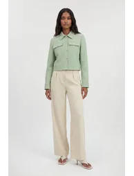 Tailored Button Detail Jacket - 2