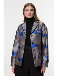 Amelia Graham Petite Printed Tailored Jacket