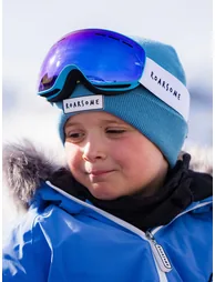 Kids Ski Goggles in Blue - 2