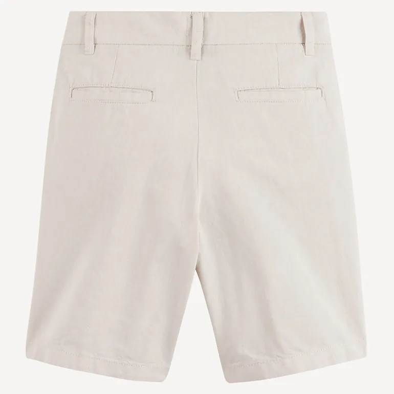Chino Bermuda Shorts in Cotton/Linen - 2