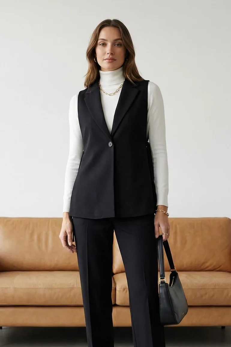 Vest - Black - Basic