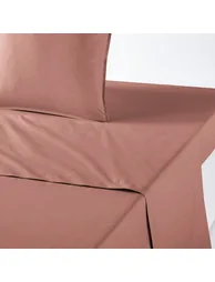 Organic Cotton Percale Flat Sheet - 1