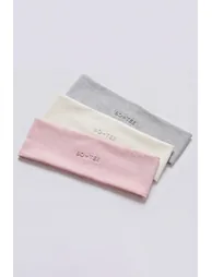 Soft Active Headband 3-Pack in Multi - 2