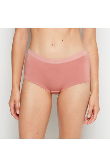 Boyshort Panty With Vanishing Trim in Old Rose